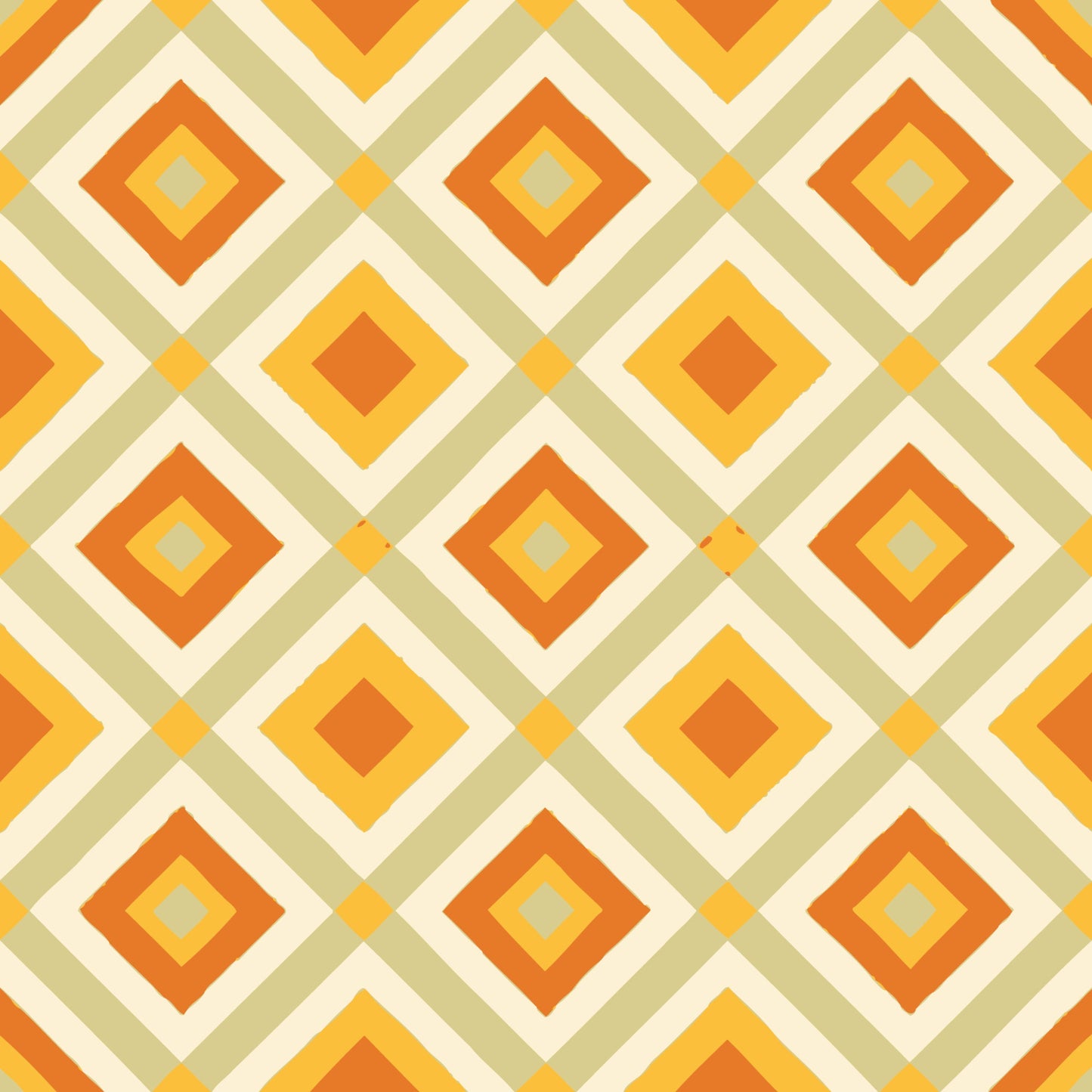 Scandinavian Geometric Pattern 11 Quilting Cotton Fabric