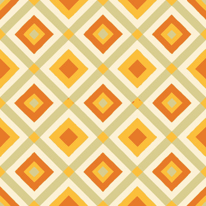Scandinavian Geometric Pattern 11 Quilting Cotton Fabric
