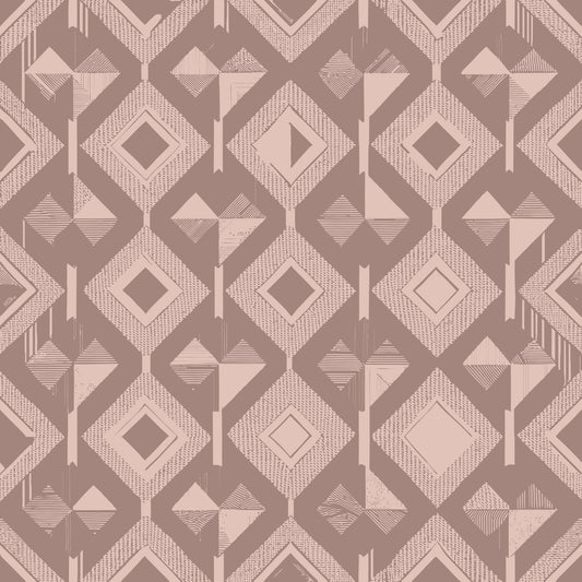 Scandinavian Geometric Pattern 12 Quilting Cotton Fabric