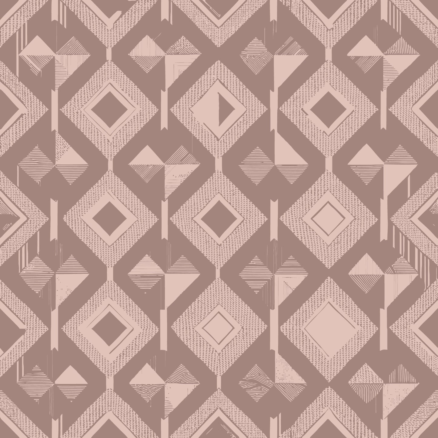 Scandinavian Geometric Pattern 12 Quilting Cotton Fabric
