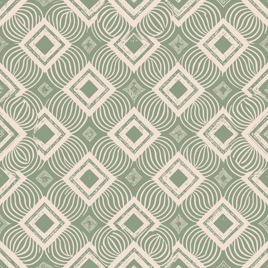 Scandinavian Geometric Pattern 13 Quilting Cotton Fabric