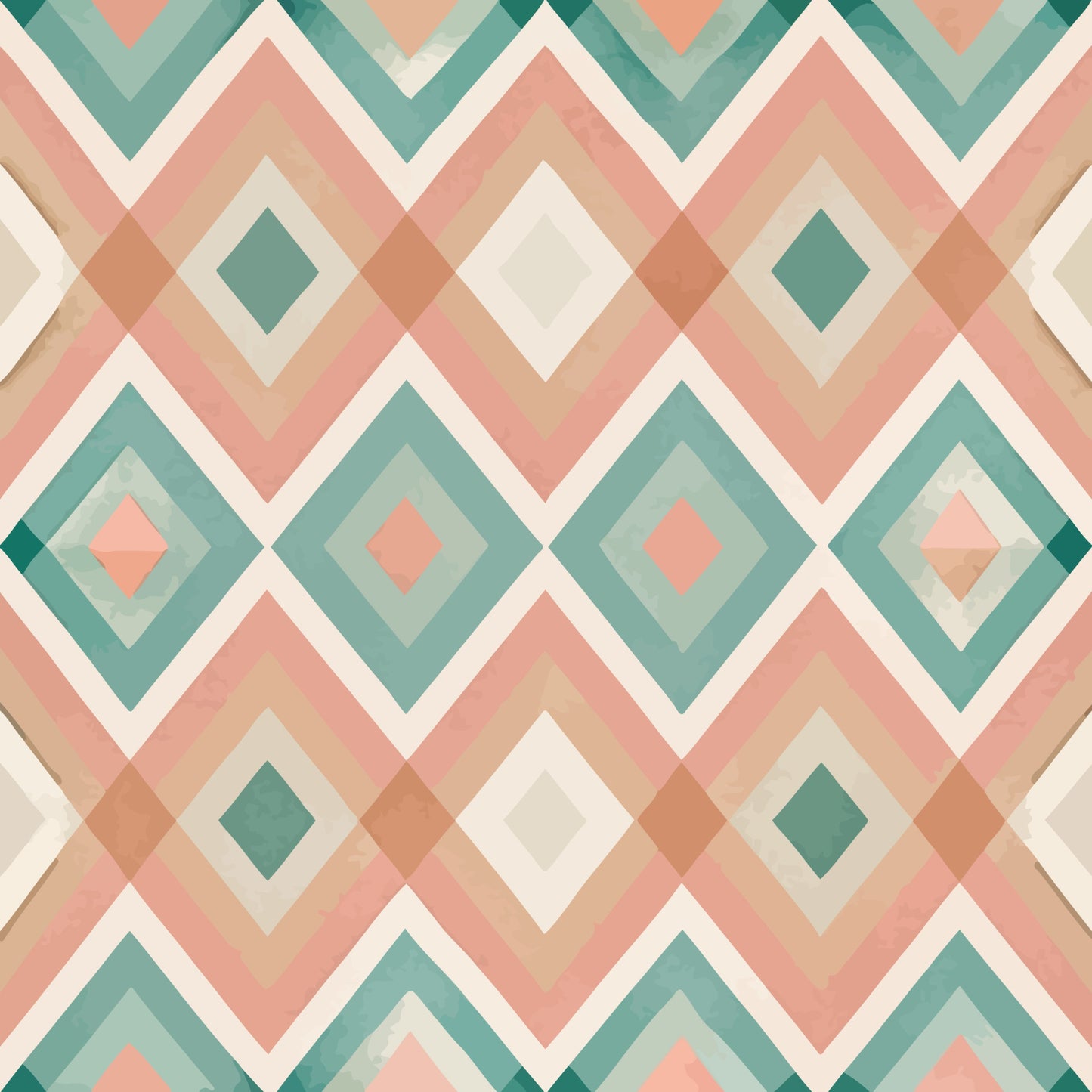 Scandinavian Geometric Pattern 15 Quilting Cotton Fabric