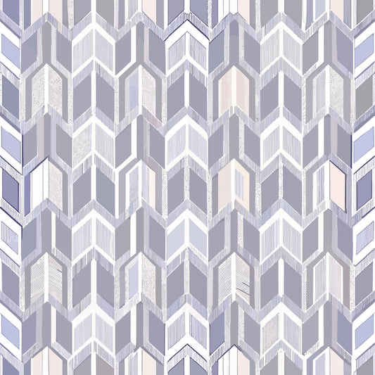 Scandinavian Geometric Pattern 21 Quilting Cotton Fabric