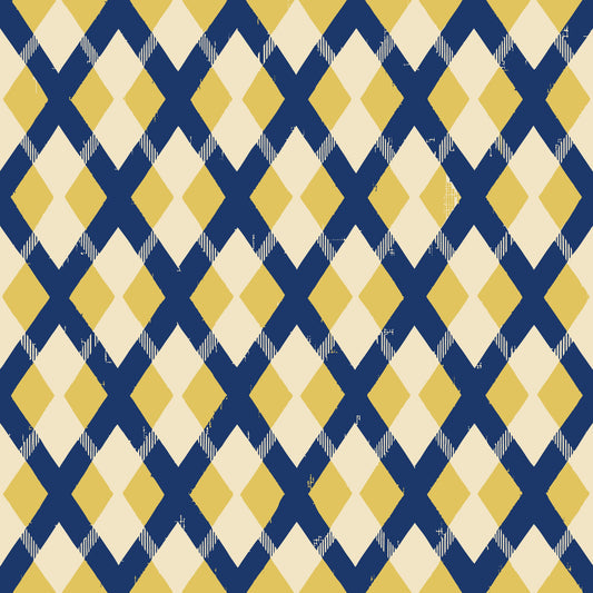 Scandinavian Geometric Pattern 26 Quilting Cotton Fabric
