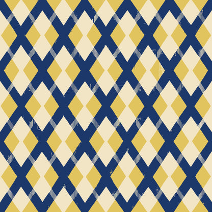 Scandinavian Geometric Pattern 26 Quilting Cotton Fabric