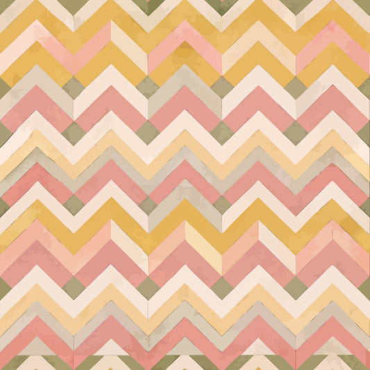 Scandinavian Geometric Pattern 28 Quilting Cotton Fabric