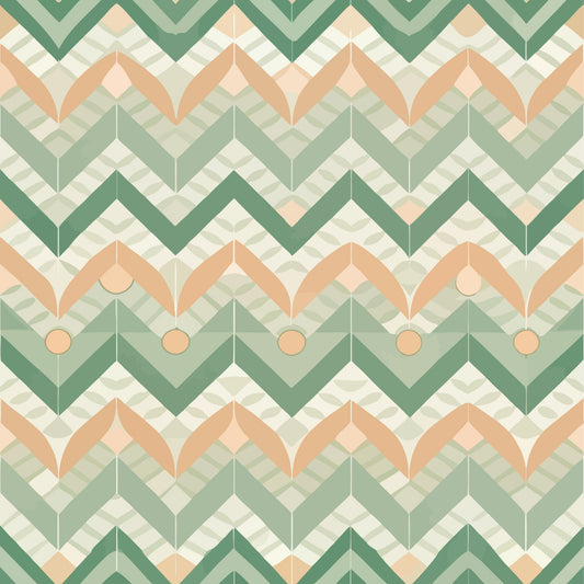 Scandinavian Geometric Pattern 7 Quilting Cotton Fabric