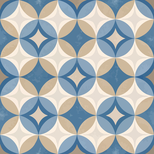 Scandinavian Geometric Pattern 9 Quilting Cotton Fabric