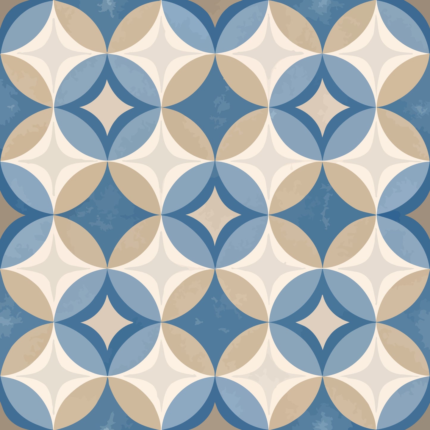 Scandinavian Geometric Pattern 9 Quilting Cotton Fabric