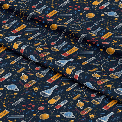 Science Kit Pattern 11 Quilting Cotton Fabric