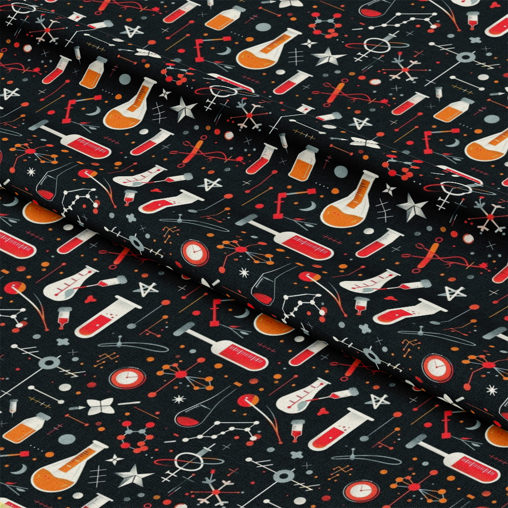 Science Kit Pattern 16 Quilting Cotton Fabric
