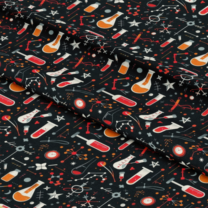 Science Kit Pattern 16 Quilting Cotton Fabric
