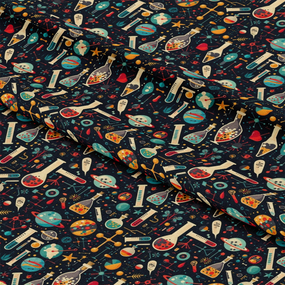 Science Kit Pattern 18 Quilting Cotton Fabric