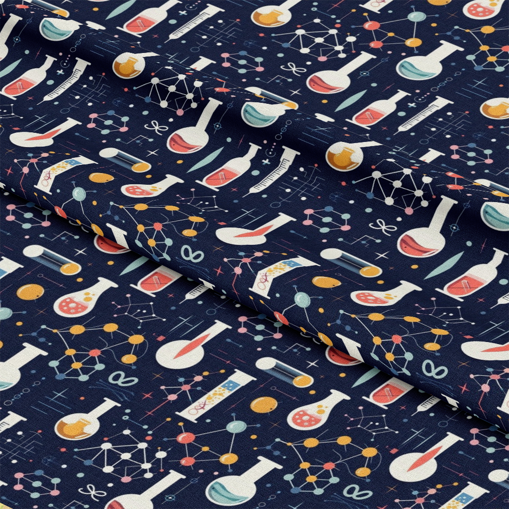 Science Kit Pattern 20 Quilting Cotton Fabric
