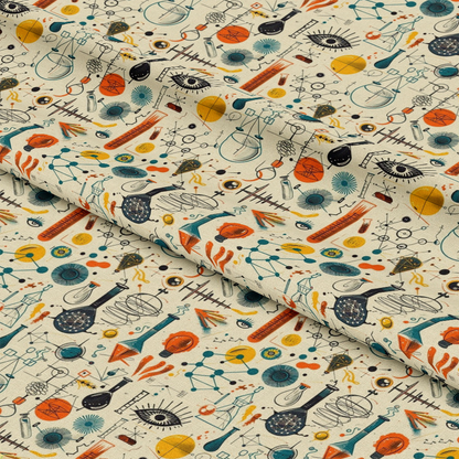 Science Kit Pattern 22 Quilting Cotton Fabric