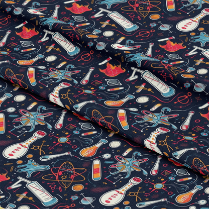 Science Kit Pattern 23 Quilting Cotton Fabric