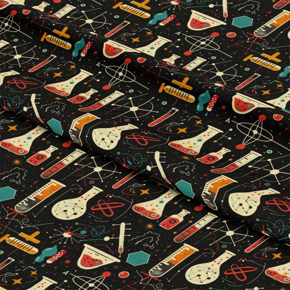 Science Kit Pattern 6 Quilting Cotton Fabric