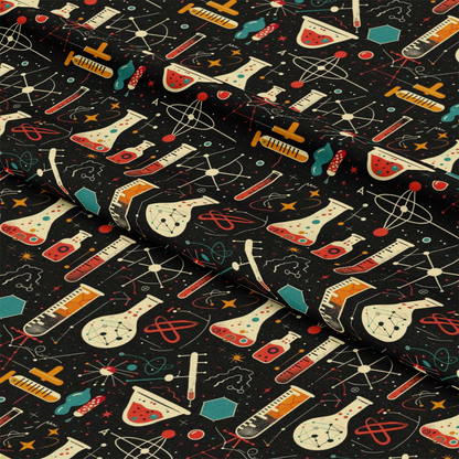 Science Kit Pattern 6 Quilting Cotton Fabric