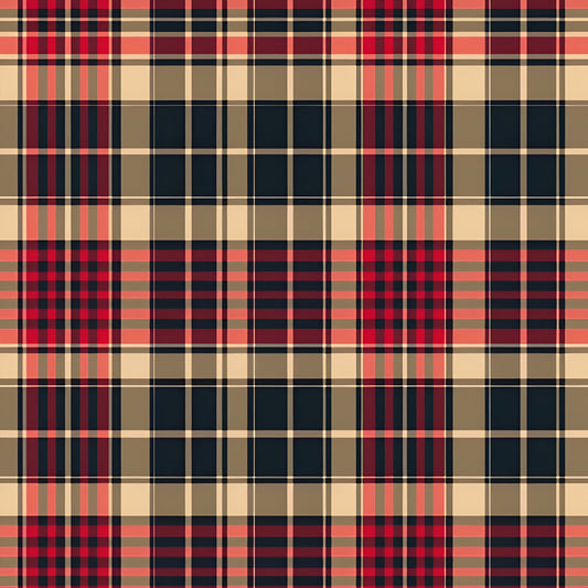Scottish Tartan Plaid Pattern 1 Quilting Cotton Fabric