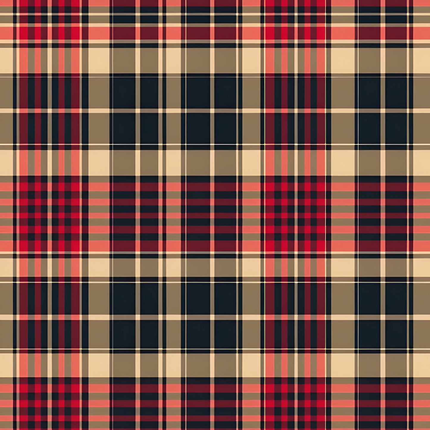 Scottish Tartan Plaid Pattern 1 Quilting Cotton Fabric