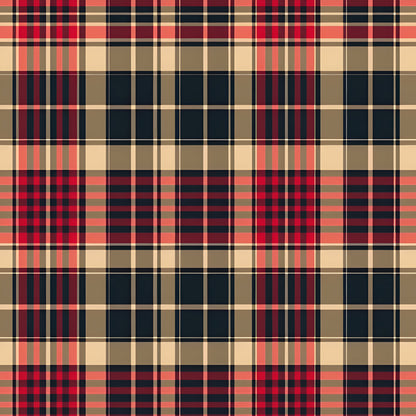 Scottish Tartan Plaid Pattern 1 Quilting Cotton Fabric