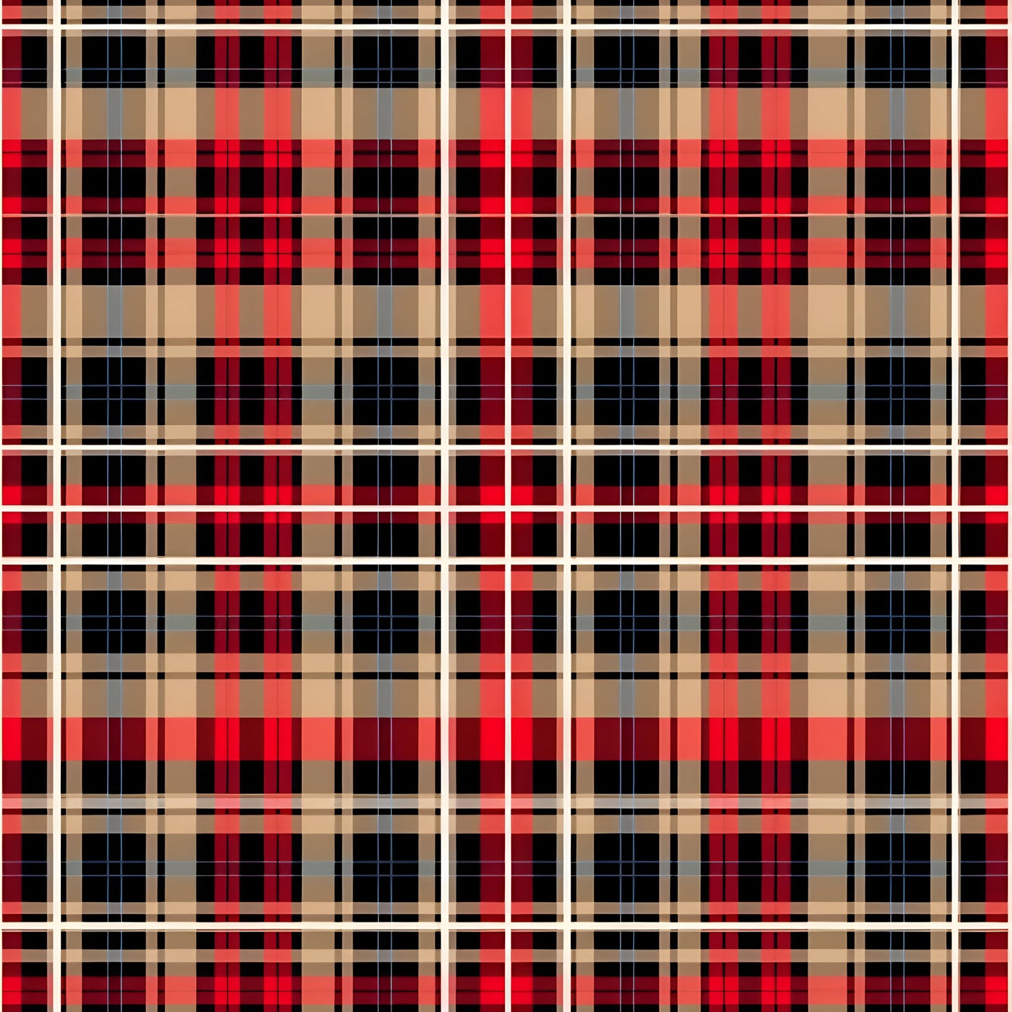 Scottish Tartan Plaid Pattern 3 Quilting Cotton Fabric