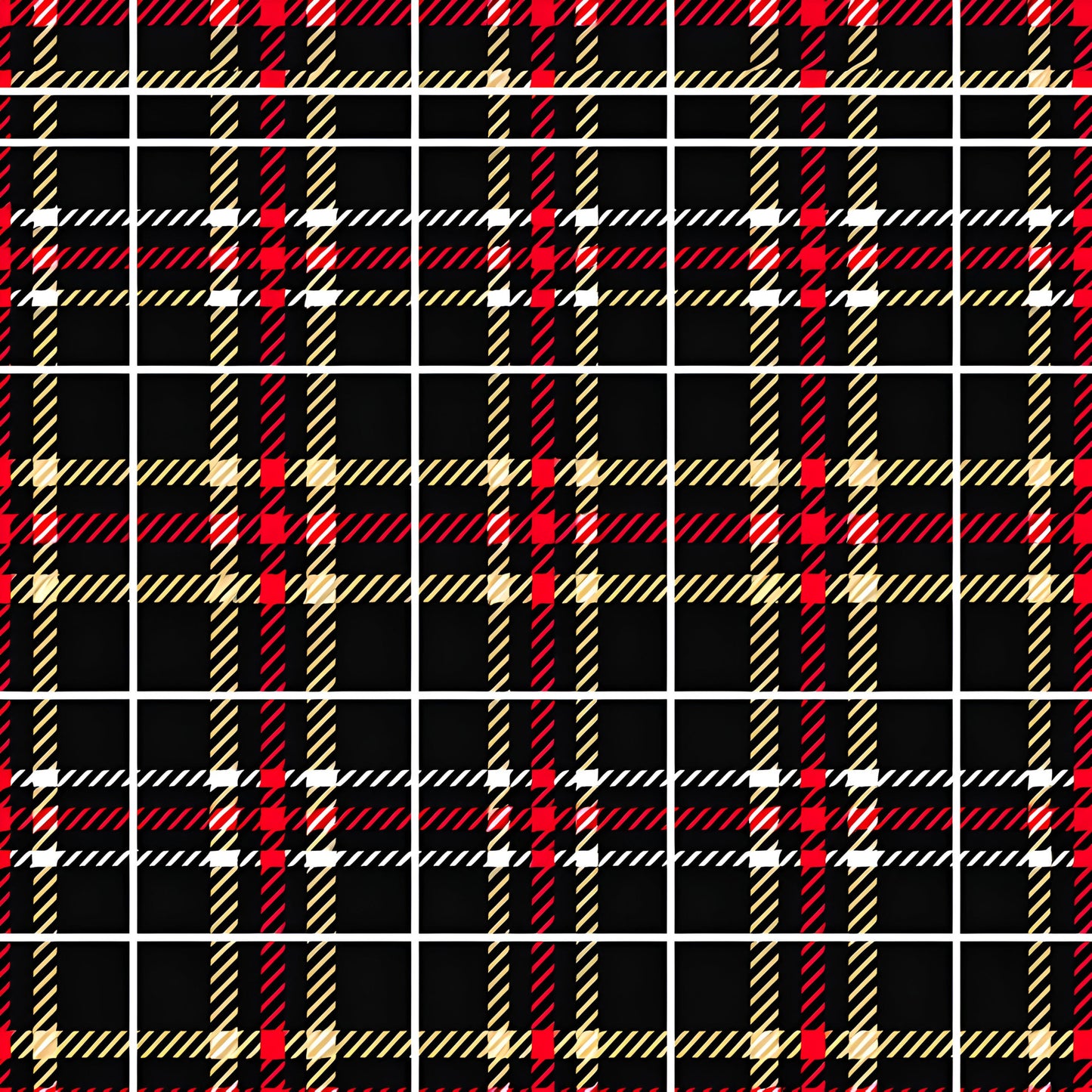 Scottish Tartan Plaid Pattern 4 Quilting Cotton Fabric