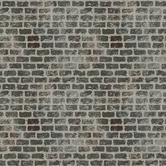 Grunge Brick Wall Pattern 1 Quilting Cotton Fabric