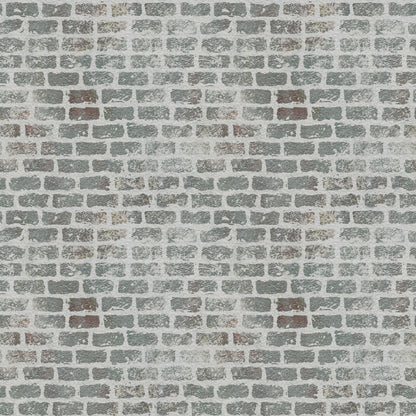 Grunge Brick Wall Pattern 2 Quilting Cotton Fabric