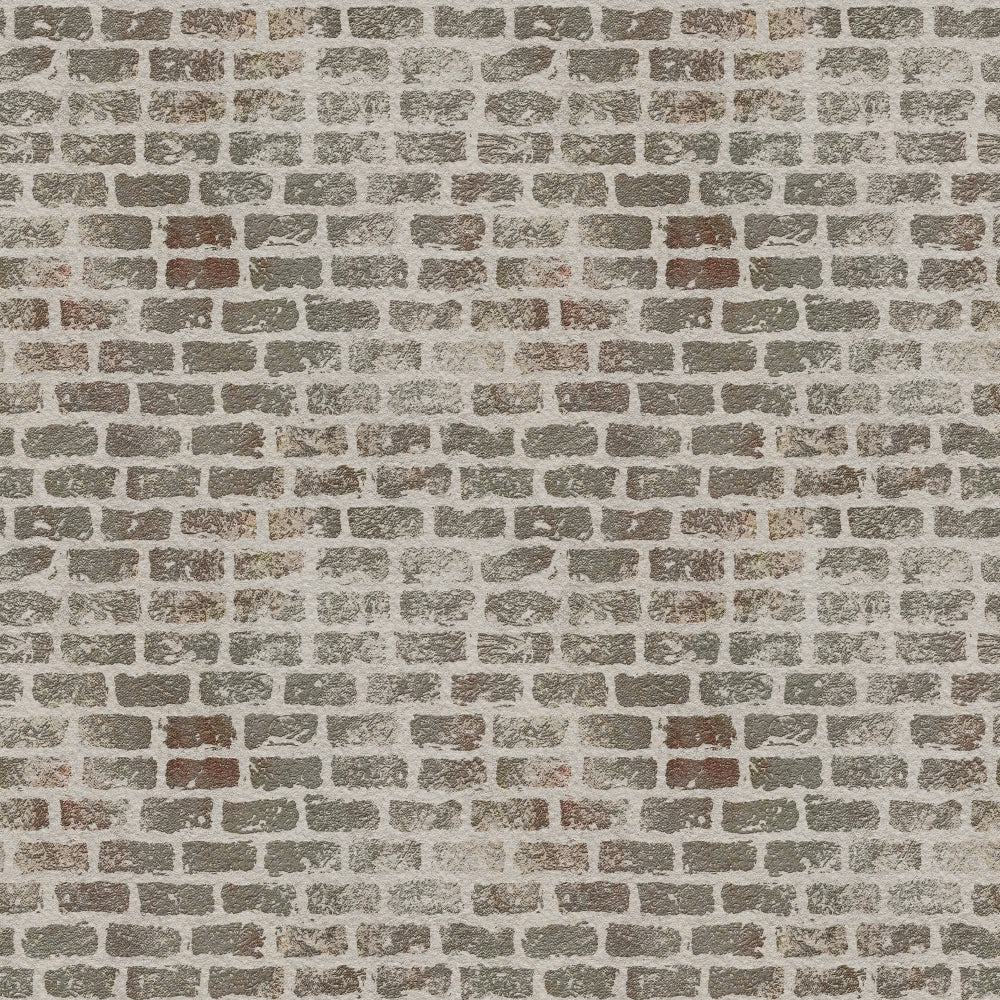 Grunge Brick Wall Pattern 4 Quilting Cotton Fabric