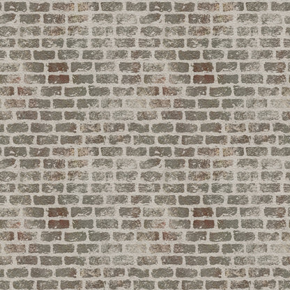 Grunge Brick Wall Pattern 4 Quilting Cotton Fabric