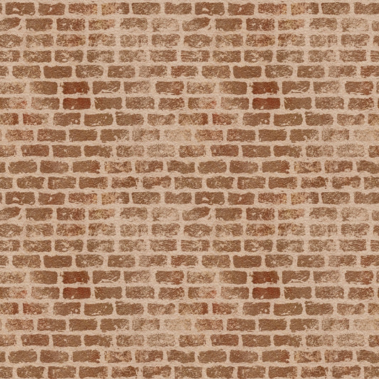 Grunge Brick Wall Pattern 5 Quilting Cotton Fabric