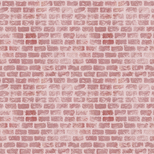 Grunge Brick Wall Pattern 6 Quilting Cotton Fabric