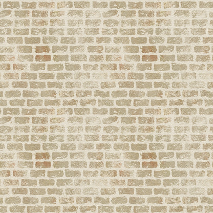 Grunge Brick Wall Pattern 7 Quilting Cotton Fabric