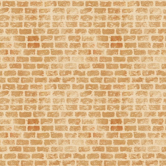 Grunge Brick Wall Pattern 8 Quilting Cotton Fabric