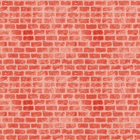 Grunge Brick Wall Pattern 14 Quilting Cotton Fabric