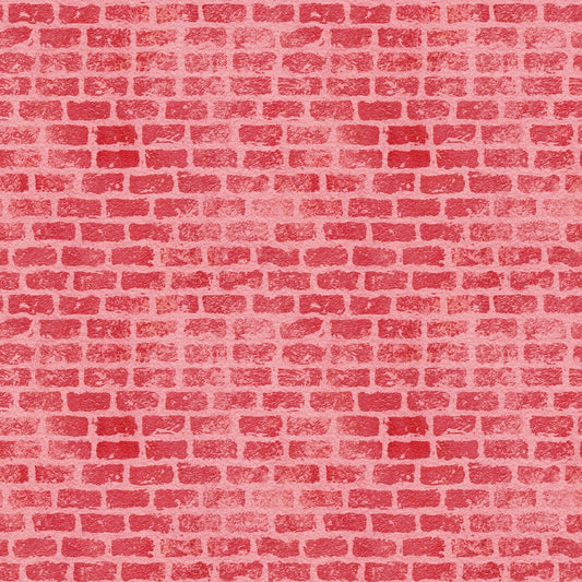 Grunge Brick Wall Pattern 15 Quilting Cotton Fabric