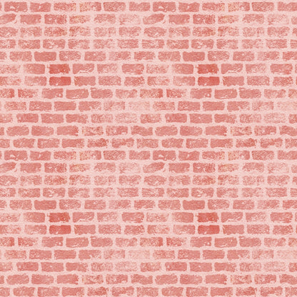 Grunge Brick Wall Pattern 16 Quilting Cotton Fabric