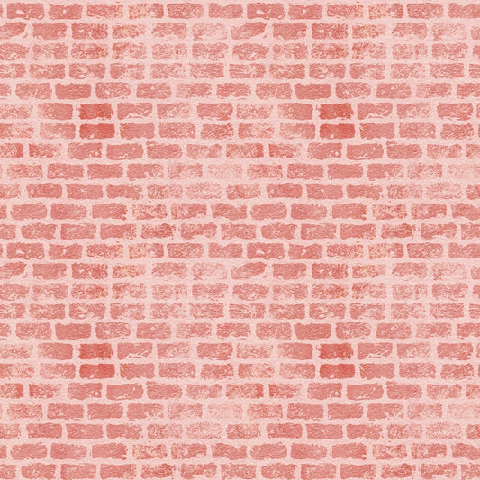 Grunge Brick Wall Pattern 16 Quilting Cotton Fabric