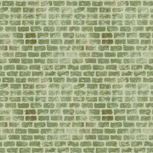 Grunge Brick Wall Pattern 35 Quilting Cotton Fabric