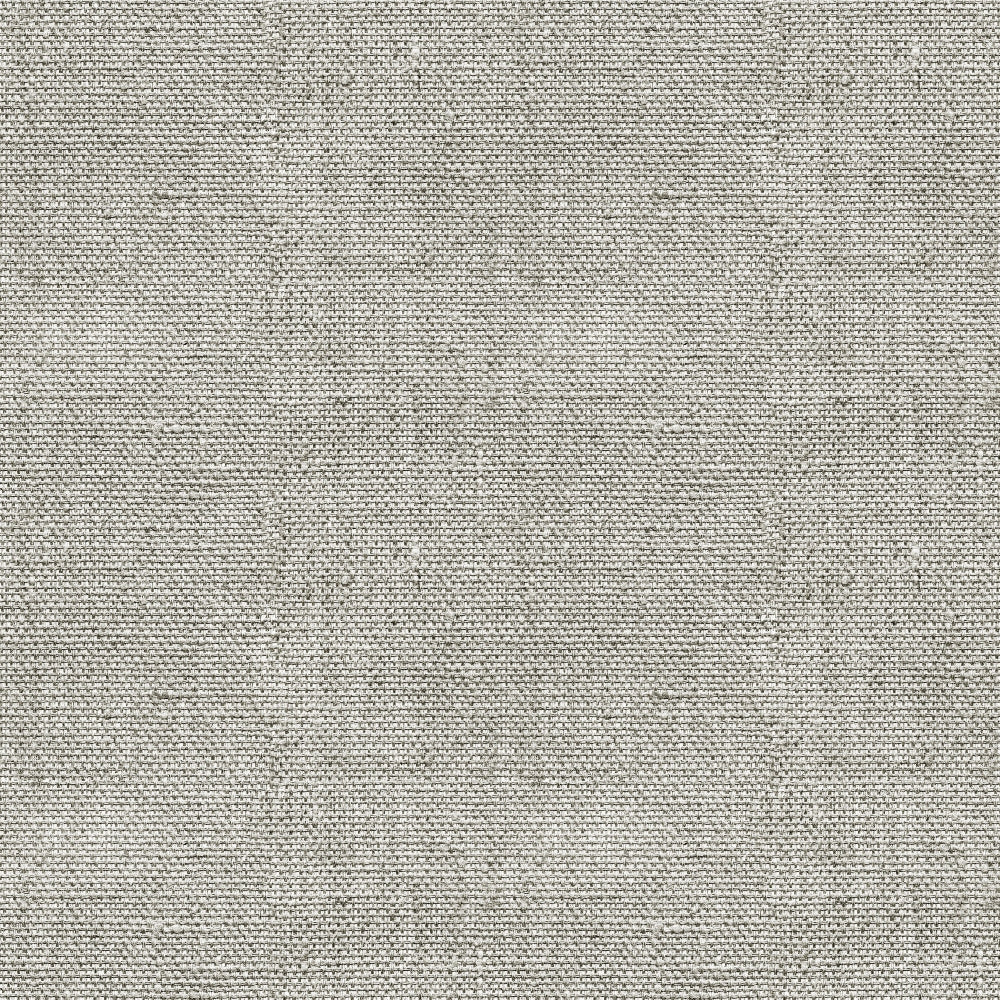 Close-up of a gray fabric texture with a fine, woven pattern, showing a symmetrical design.