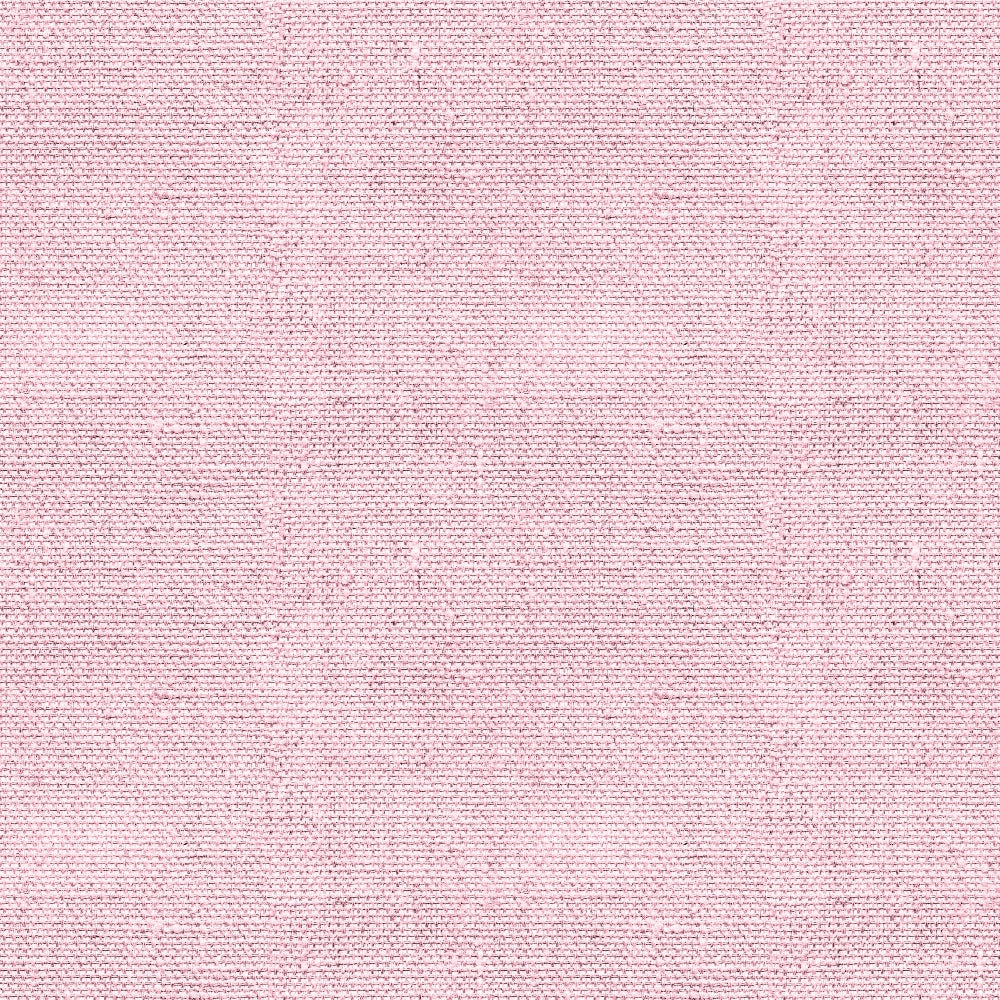 A close-up view of pink fabric with a fine woven texture, showing a subtle grid pattern.