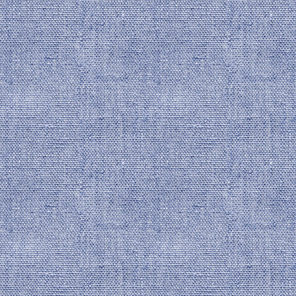 Close-up of a blue denim fabric texture, showing a detailed pattern of interwoven threads.