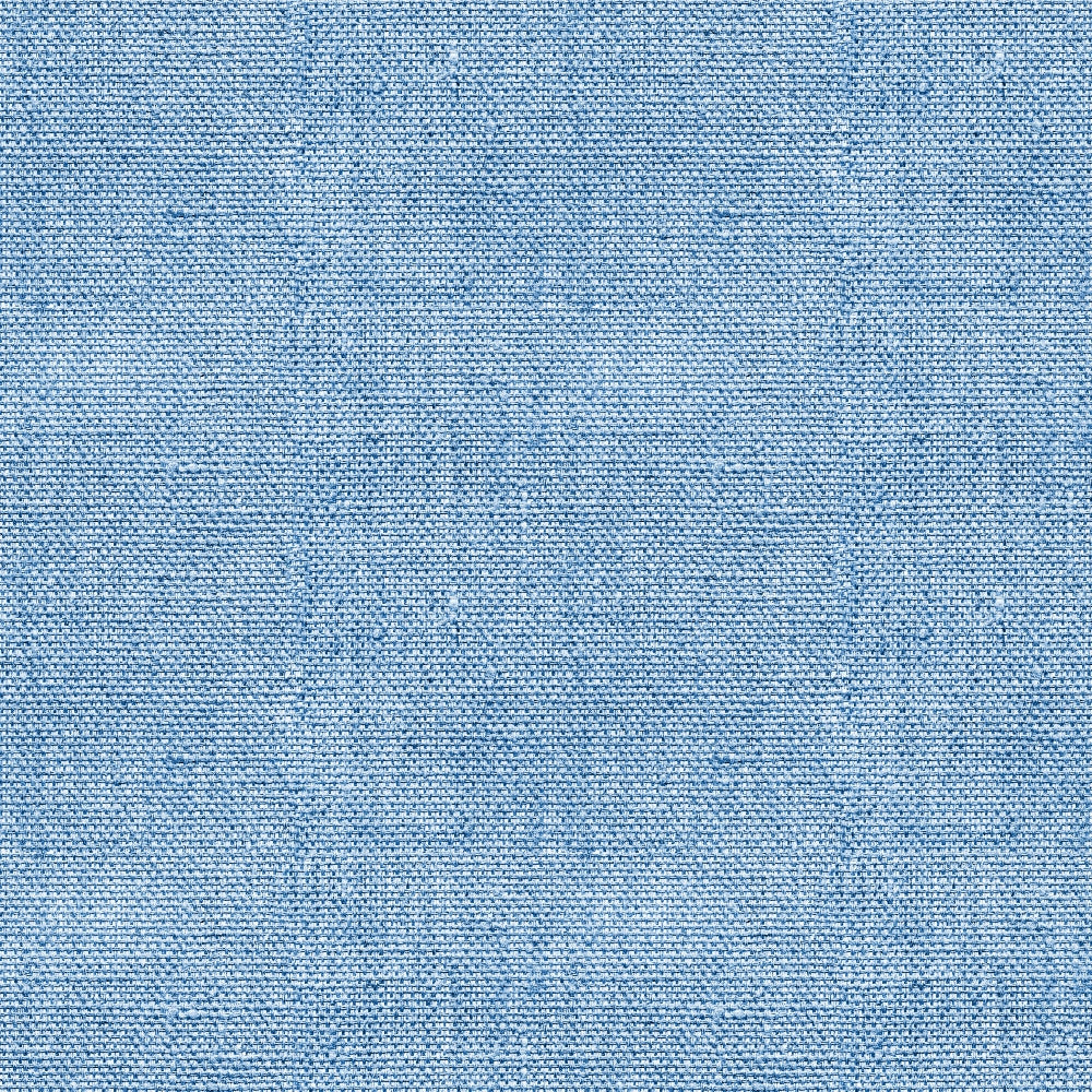 Close-up of a light blue denim fabric with a visible weave pattern.