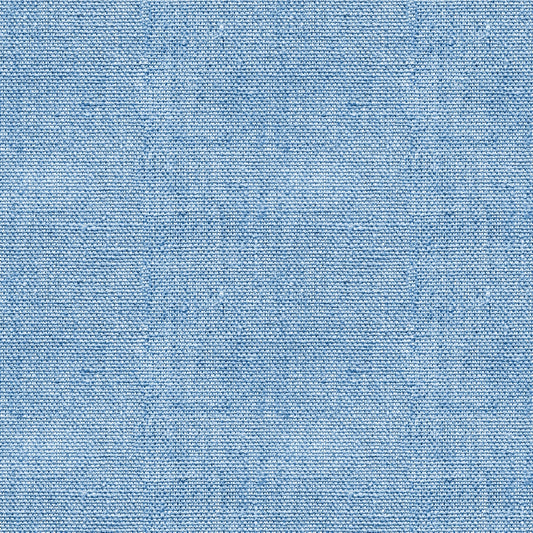 Close-up of a light blue denim fabric with a visible weave pattern.