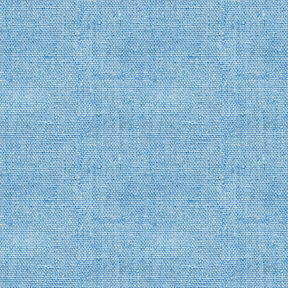 Blue woven fabric texture with a subtle geometric pattern.