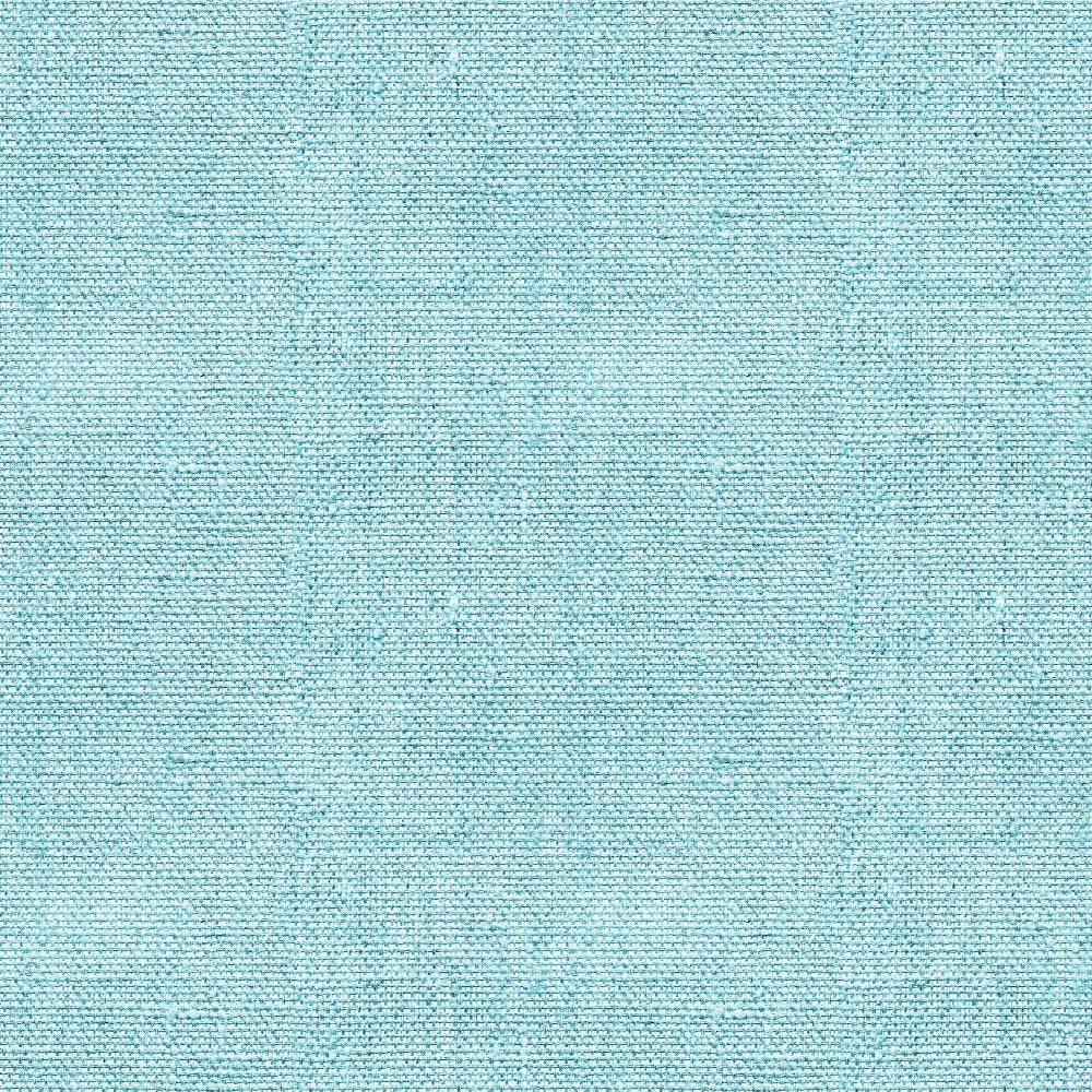 Light blue textured fabric with a subtle grid-like pattern fills the frame.