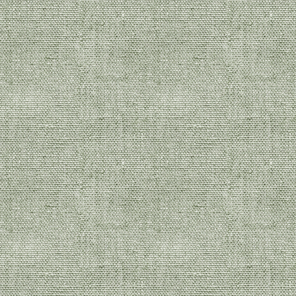 A textured fabric with a subtle green hue, featuring a woven pattern.