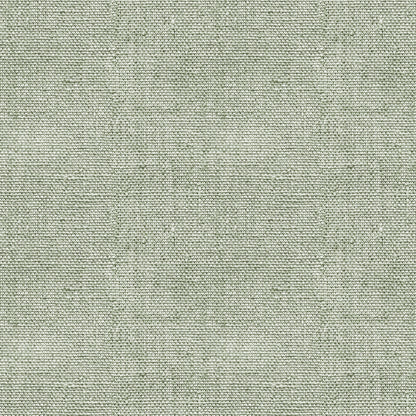 A textured fabric with a subtle green hue, featuring a woven pattern.