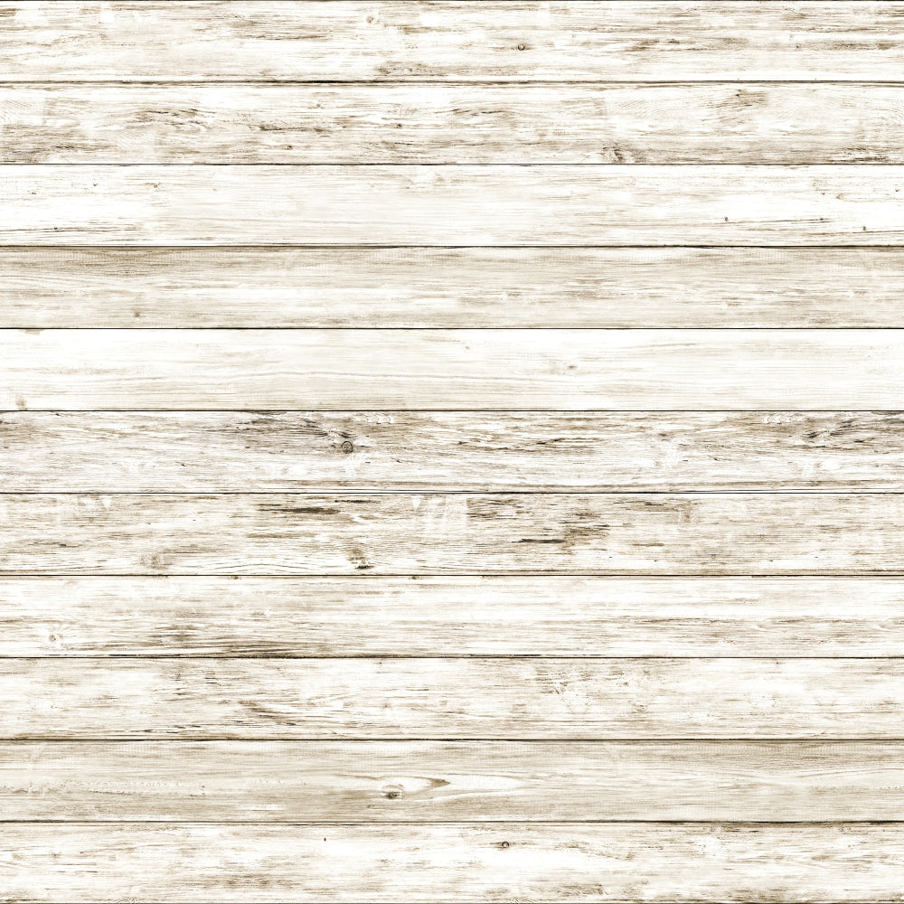 Rough, weathered wooden planks with a light beige finish and visible grain patterns arranged horizontally.